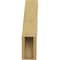 Ekena Millwork 5-inch W x 16-inch D x 22-inch H Funston Rough Cedar Woodgrain TimberThane Knee Brace, Primed BRCUR05X16X22FSTRCPR - alternate 5